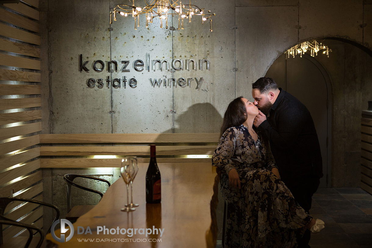 Engagement Photography at Konzelmann Estate Winery