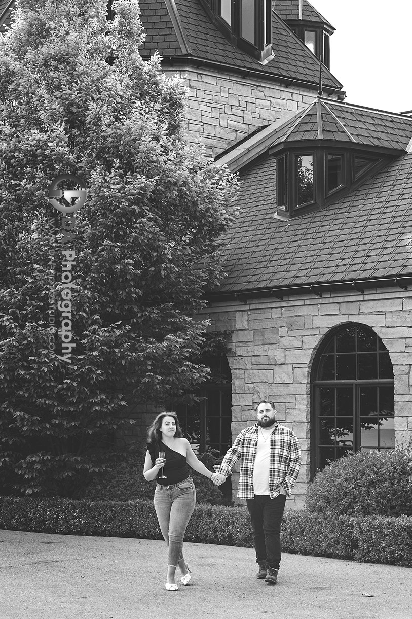 Engagement at Konzelmann Estate Winery in Niagara on The Lake