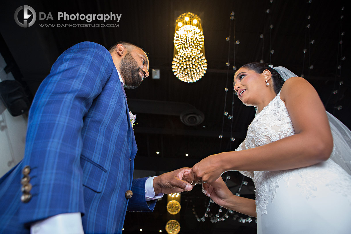 Bride and Groom at York Mills Gallery