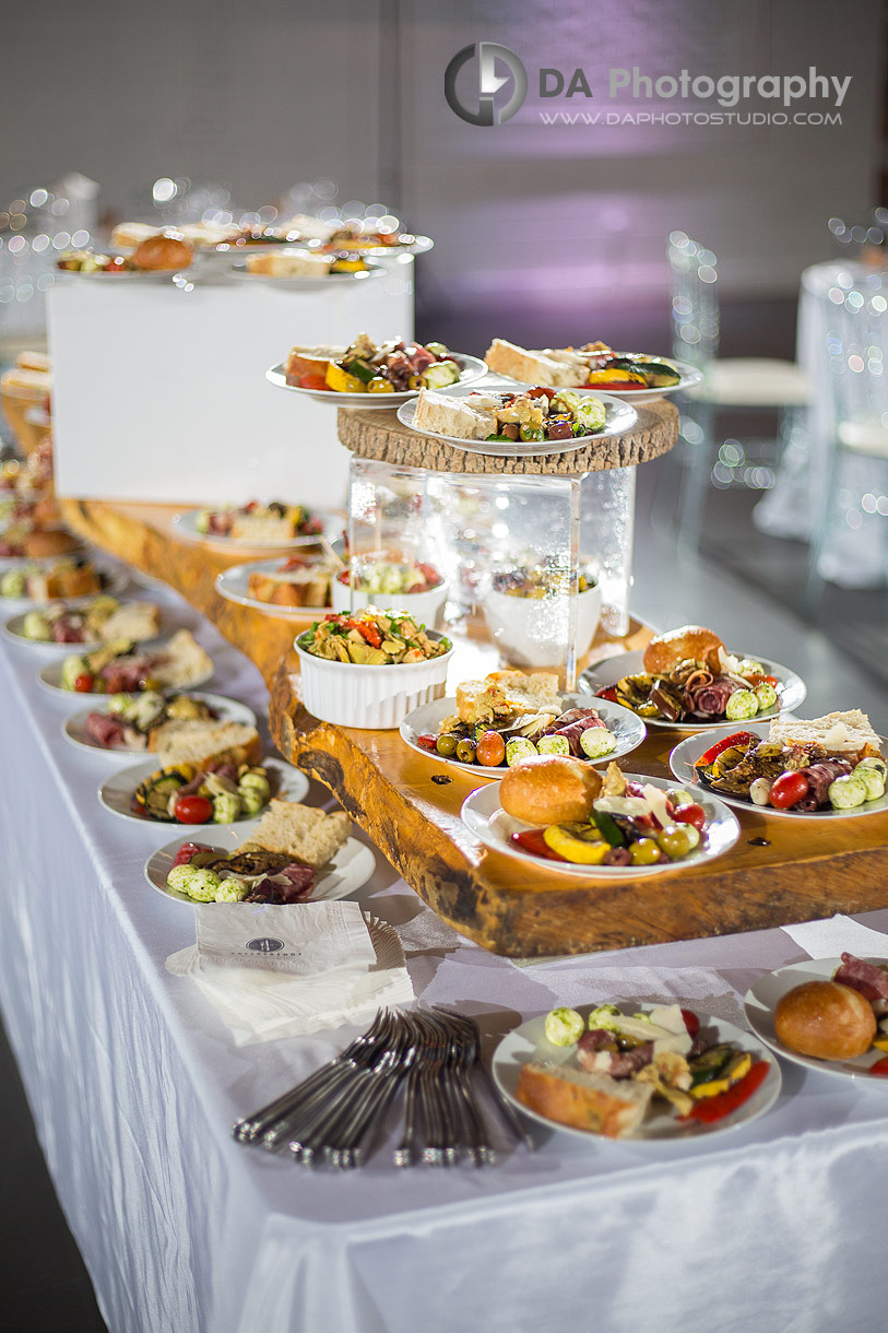 Antipasto food set up at YMG2 in Toronto