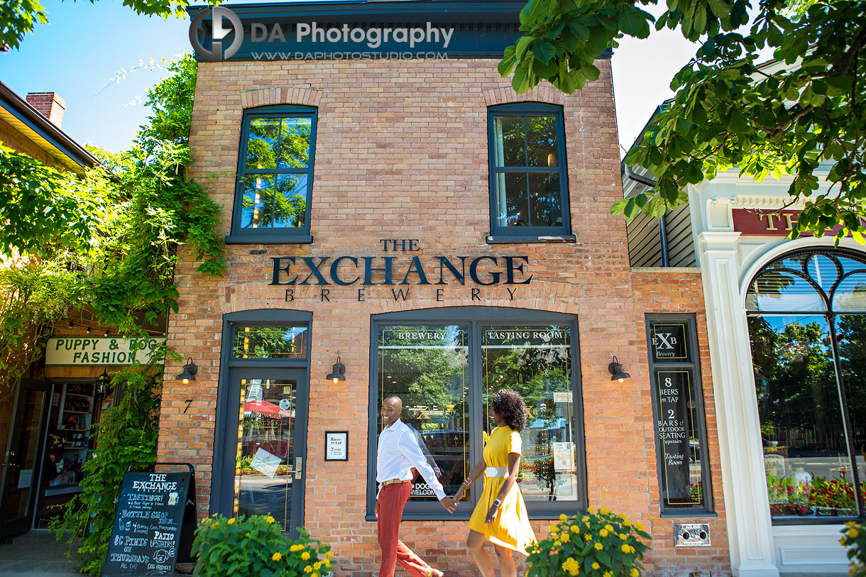 Downtown Niagara-on-the-Lake Engagement Photo