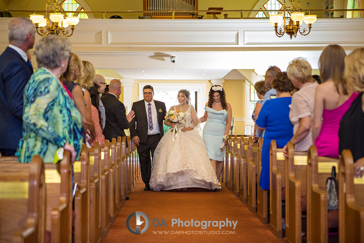 Wedding Ceremony at St. Andrew in Oakville