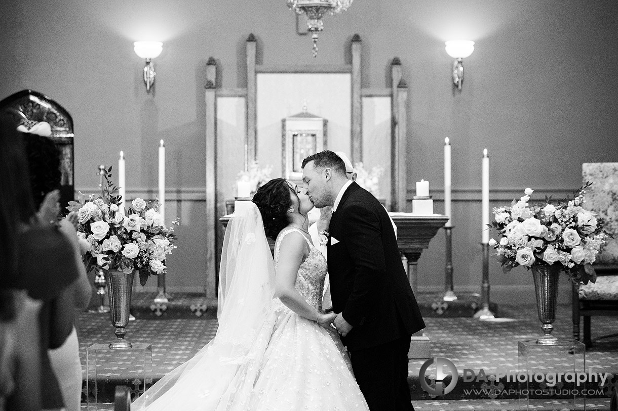 Wedding Ceremony at St. Andrew in Oakville