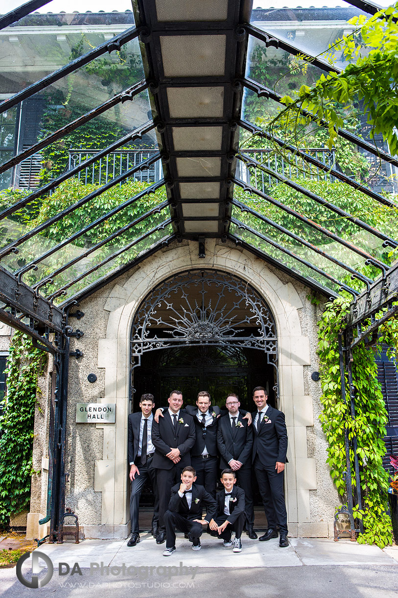 Groomsman at Glendon Campus Wedding