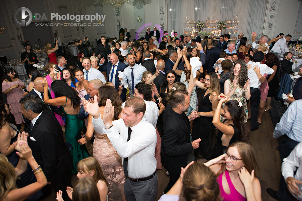 Crowded dance floor on a wedding at The Venetian Banquet Hall