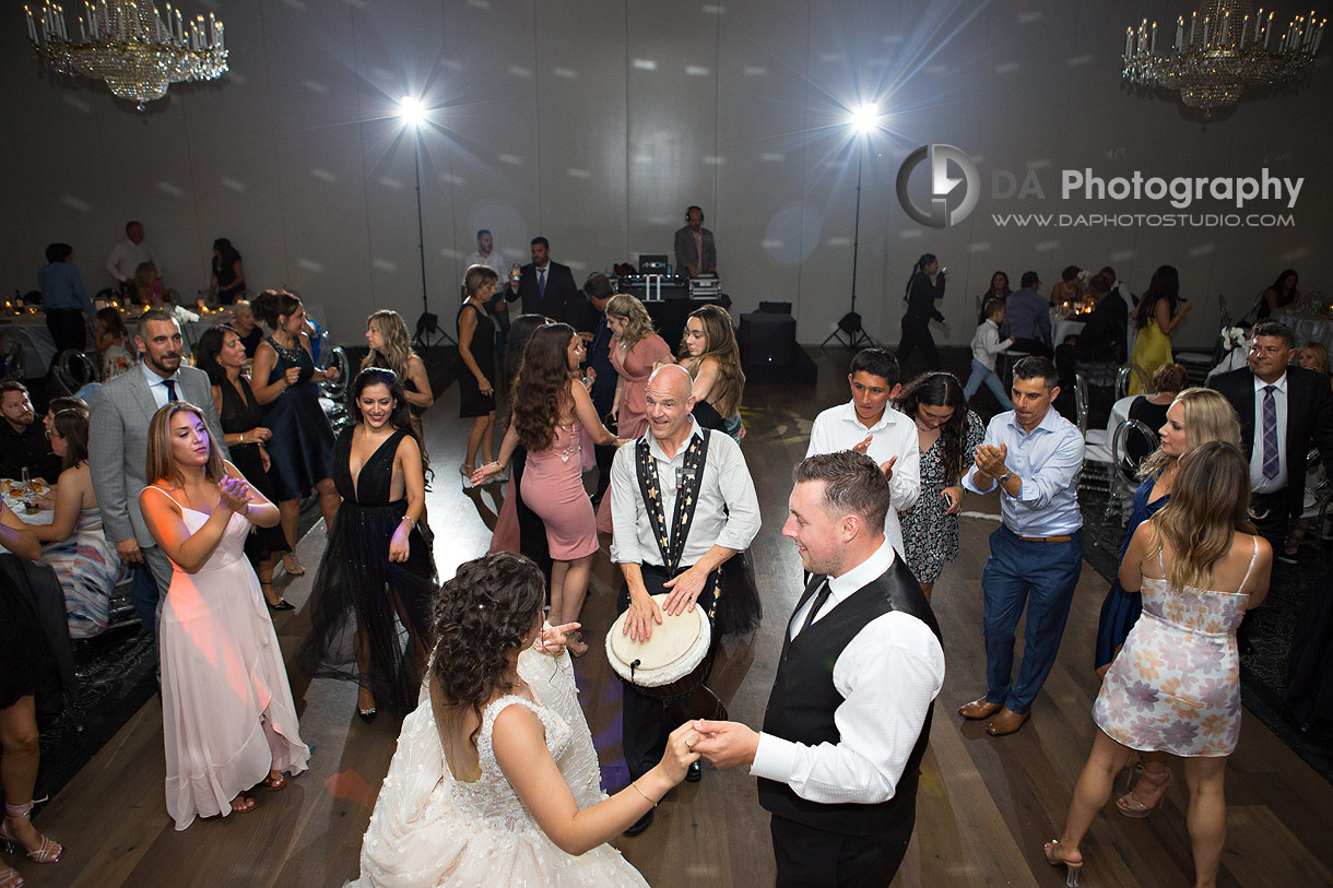 Live drummer performance on a wedding at The Venetian Banquet Hall