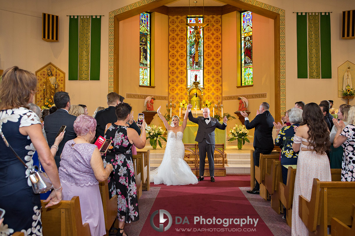 Wedding Ceremony at St. Joseph's Parish Church