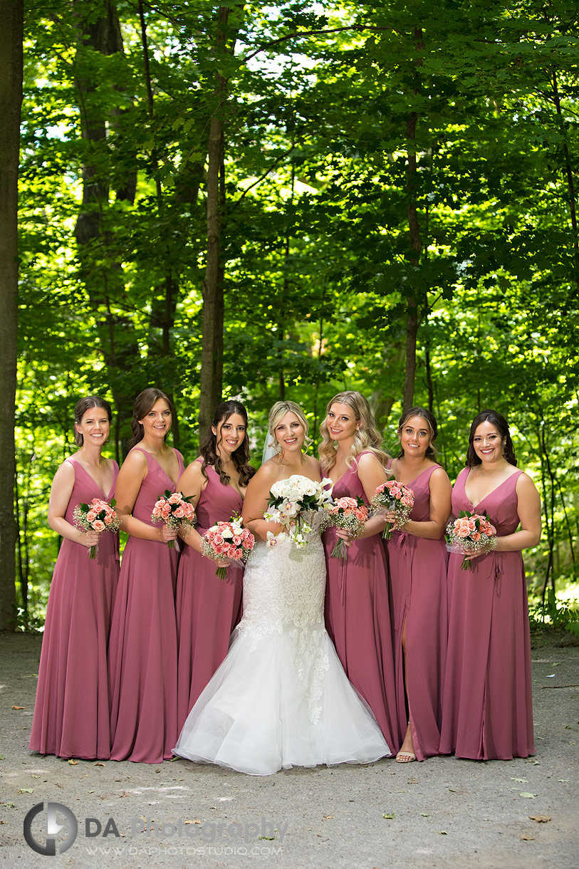 Bridesmaid Dresses at Kortright Centre Wedding