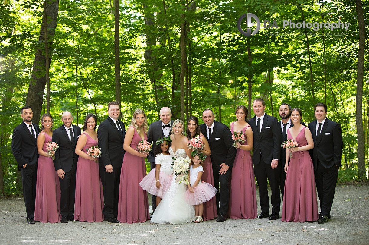 Bridal Party at Kortright Centre Wedding