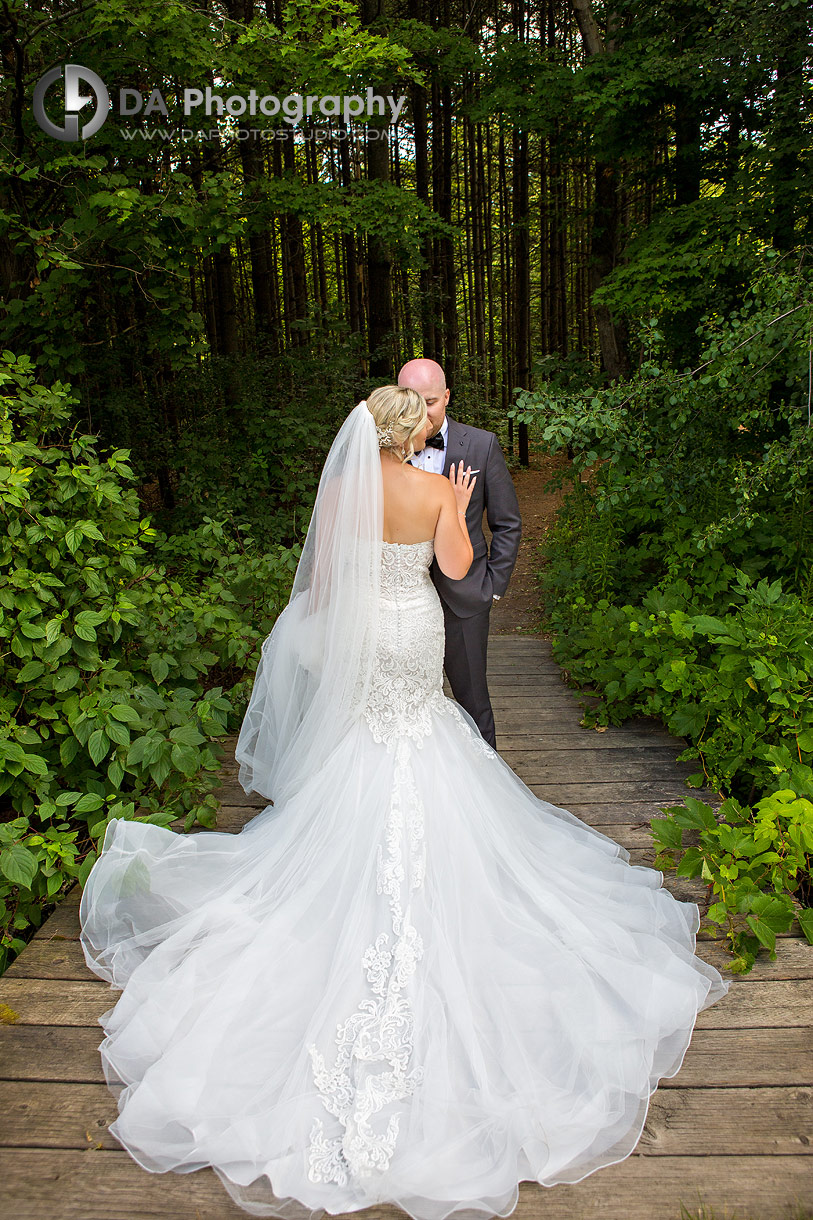 Bride and Groom at Kortright Centre