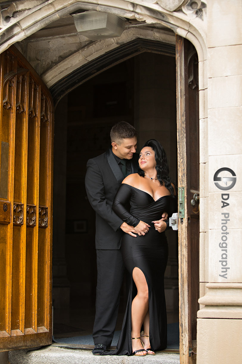 Engagement Photos at Knox College at University of Toronto