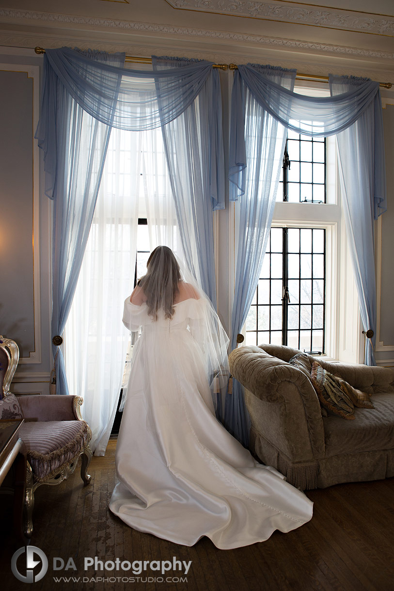 Wedding Dress at Casa Loma