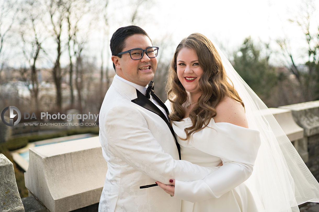 Winter wedding at Casa Loma in Toronto