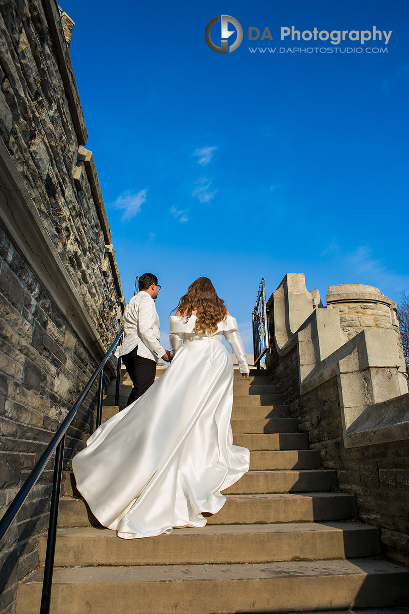 Bride and Groom at Casa Loma