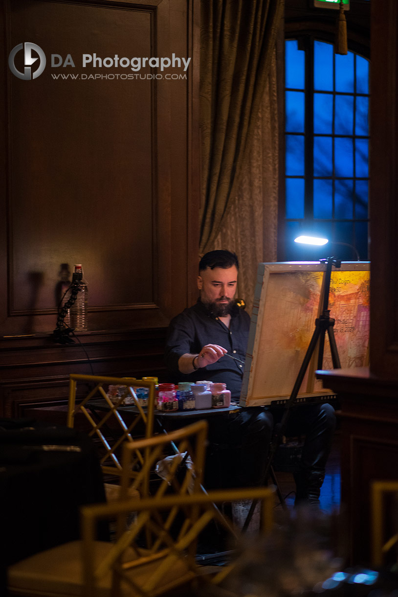 Live Painting artist at Casa Loma