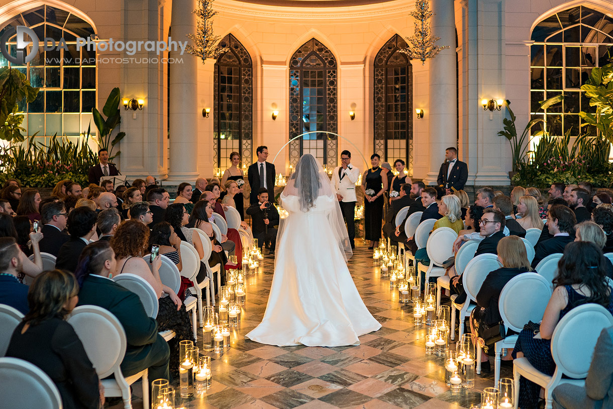 Wedding Ceremony at Casa Loma in Toronto