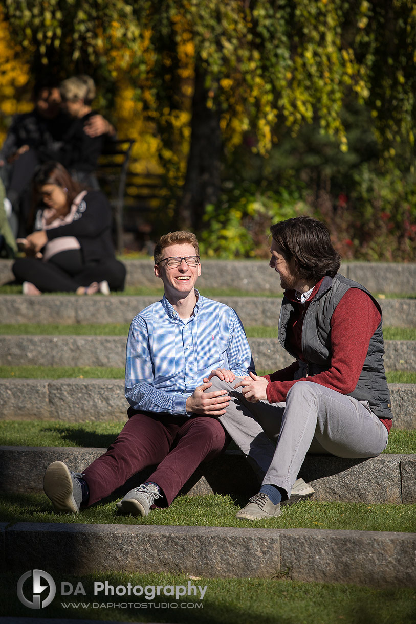 Intimate engagement photography in Toronto