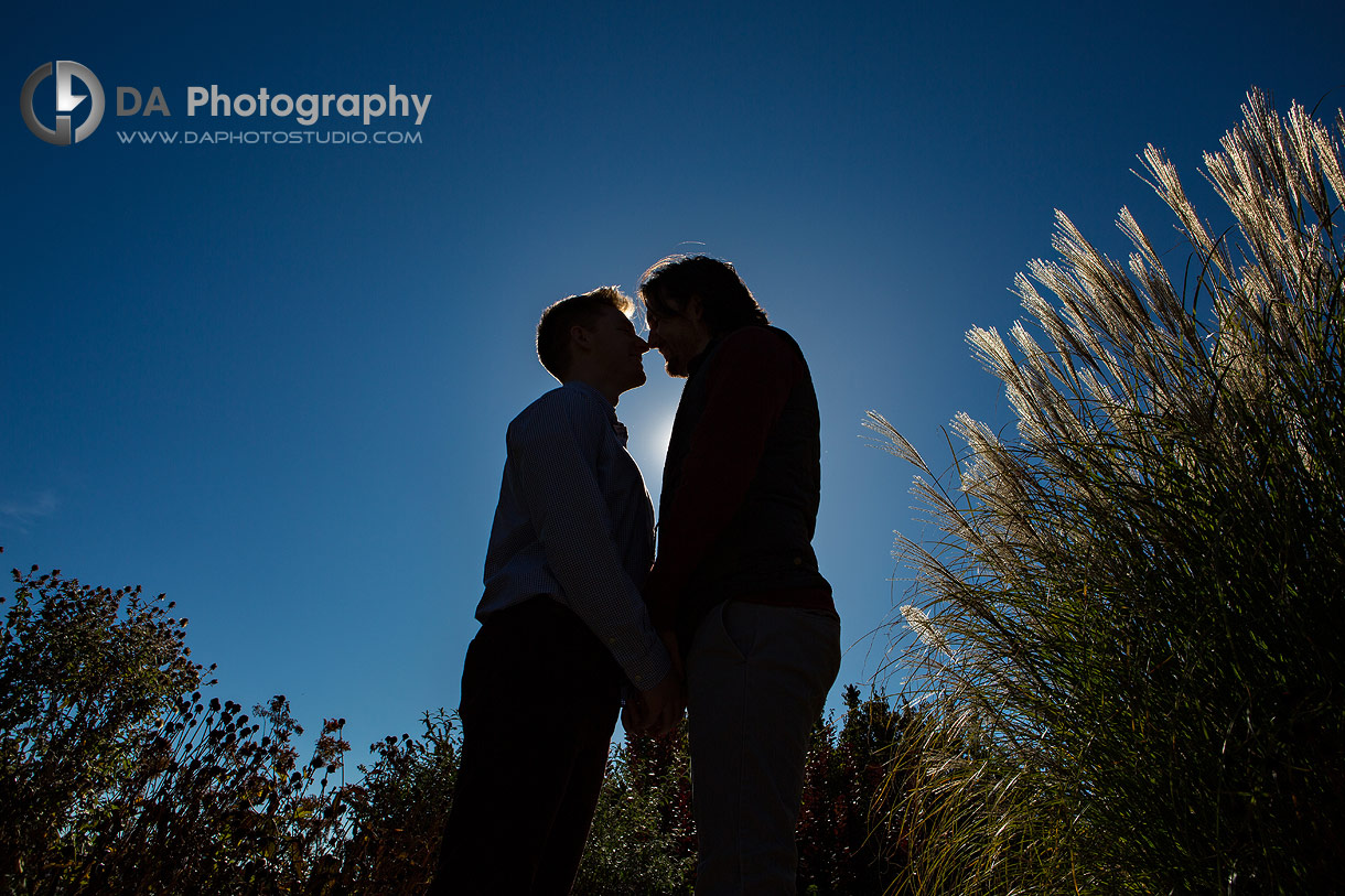 Best proposal photographer for same-sex couples at Toronto Music Garden