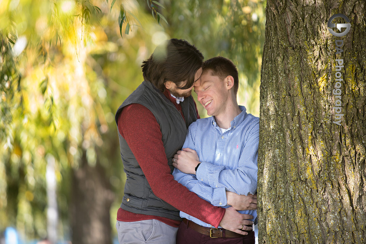 Intimate engagement photos in Toronto