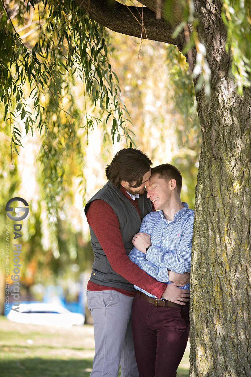 Intimate engagement photos