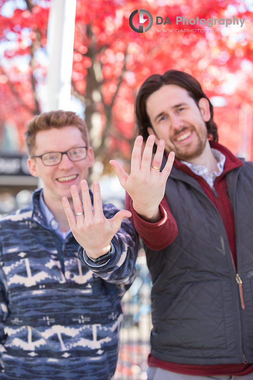 Intimate proposal photos in Toronto