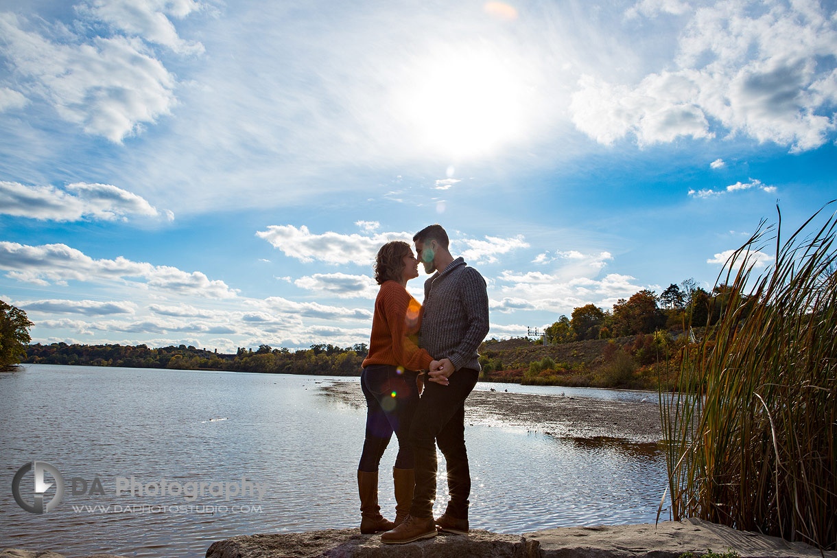 Engagement photo at Hendrie Valley Sanctuary