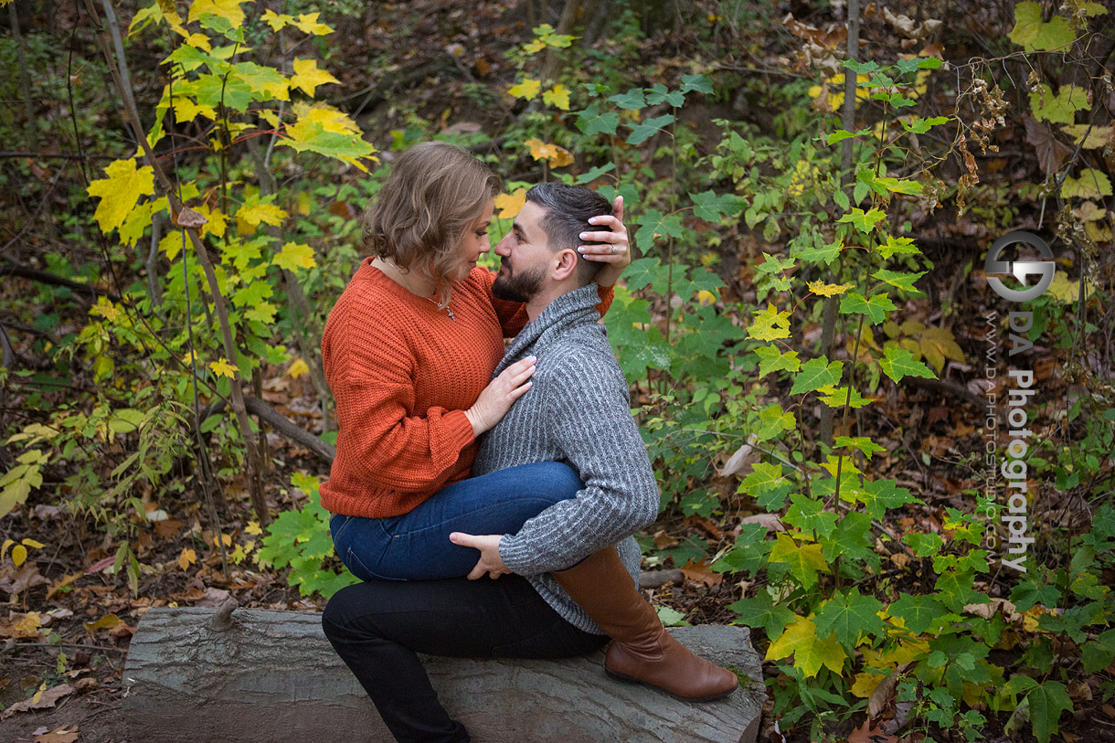 Cherry Hill Gate Engagement in Burlington