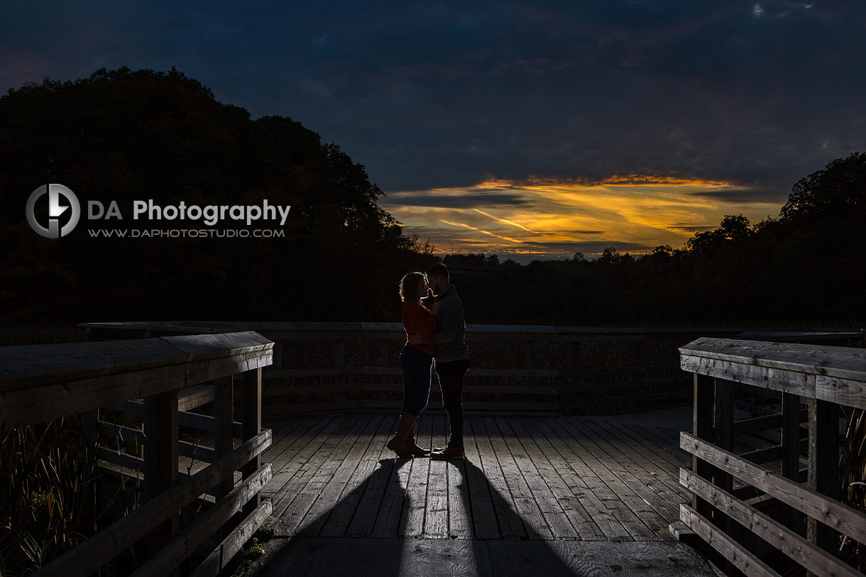 Engagement Sunset photos at Hendrie Valley Sanctuary