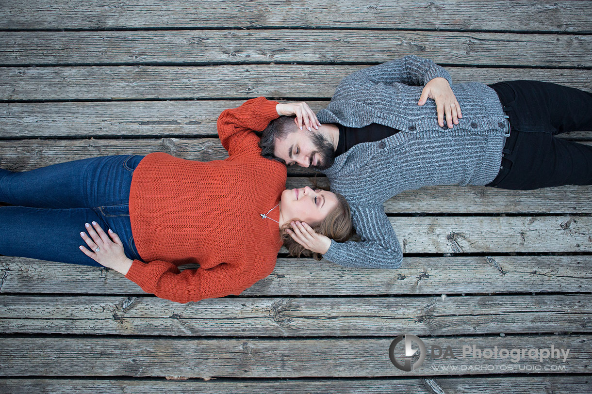 Engagement photos at Hendrie Valley Sanctuary