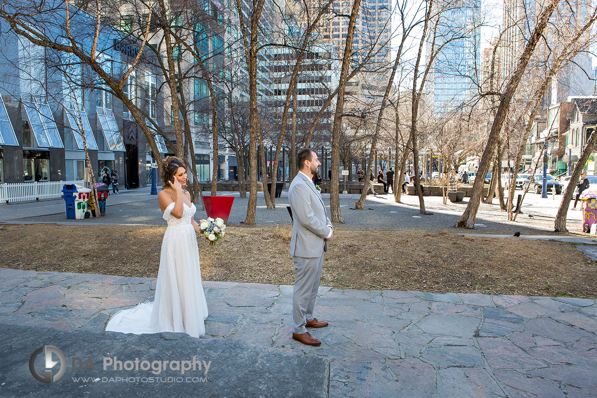 Bride and Groom in Yorkville