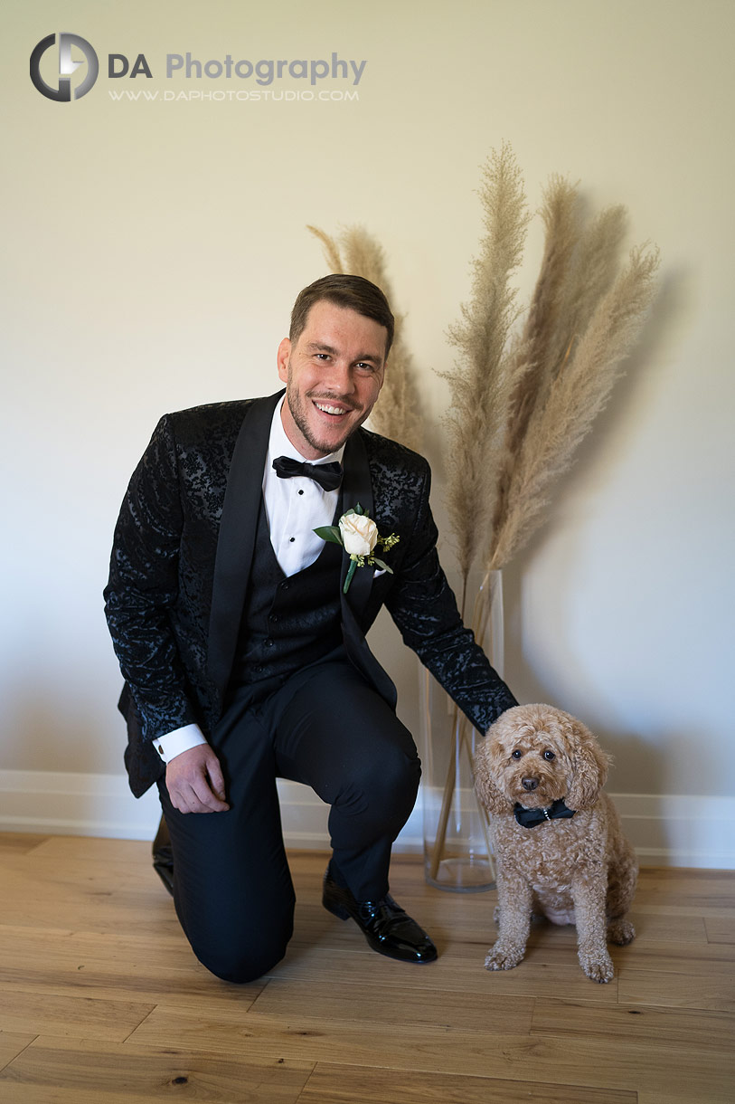 Groom with his Dog in Caledon