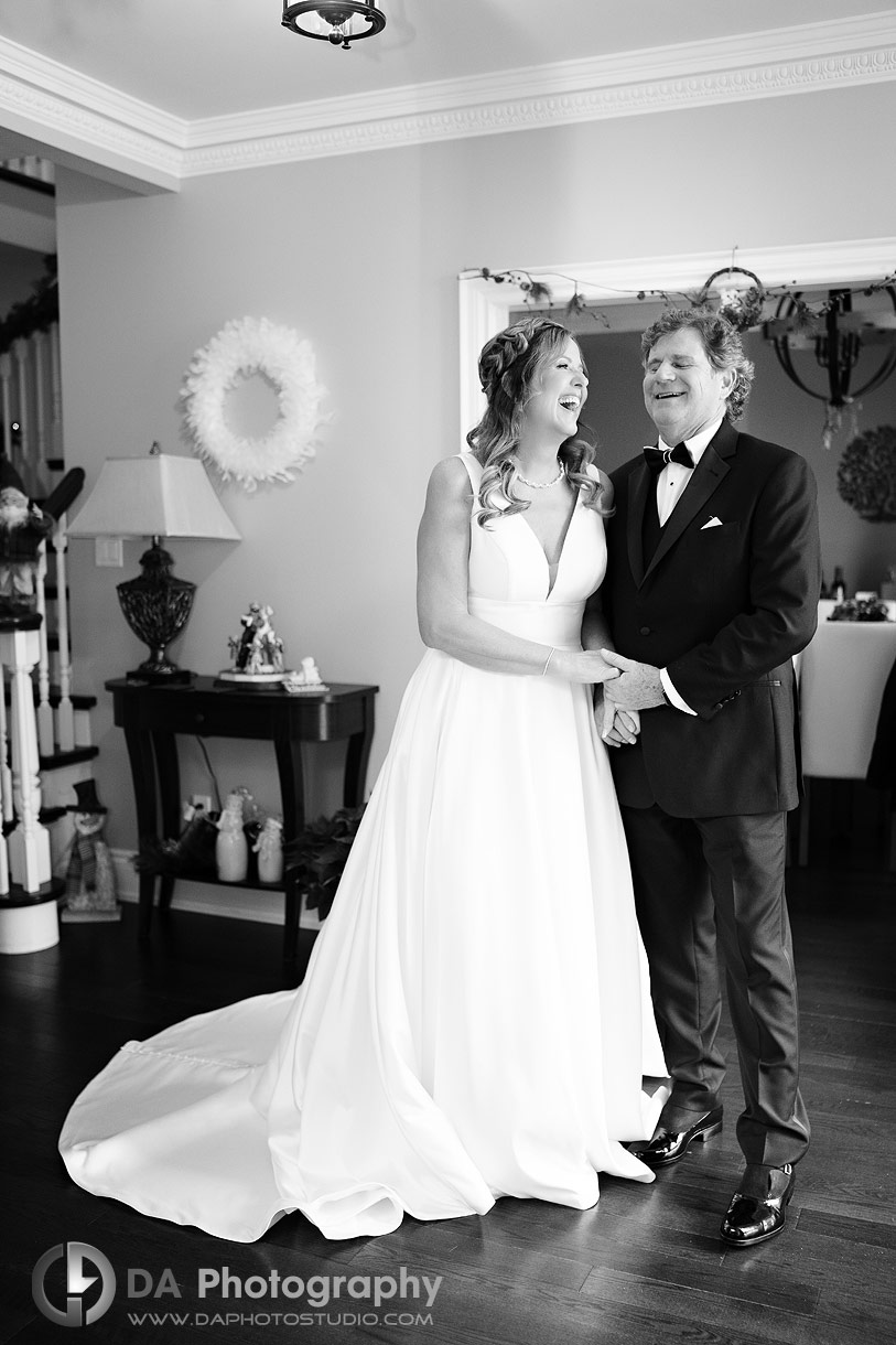 Bride and Groom at New Year's Eve