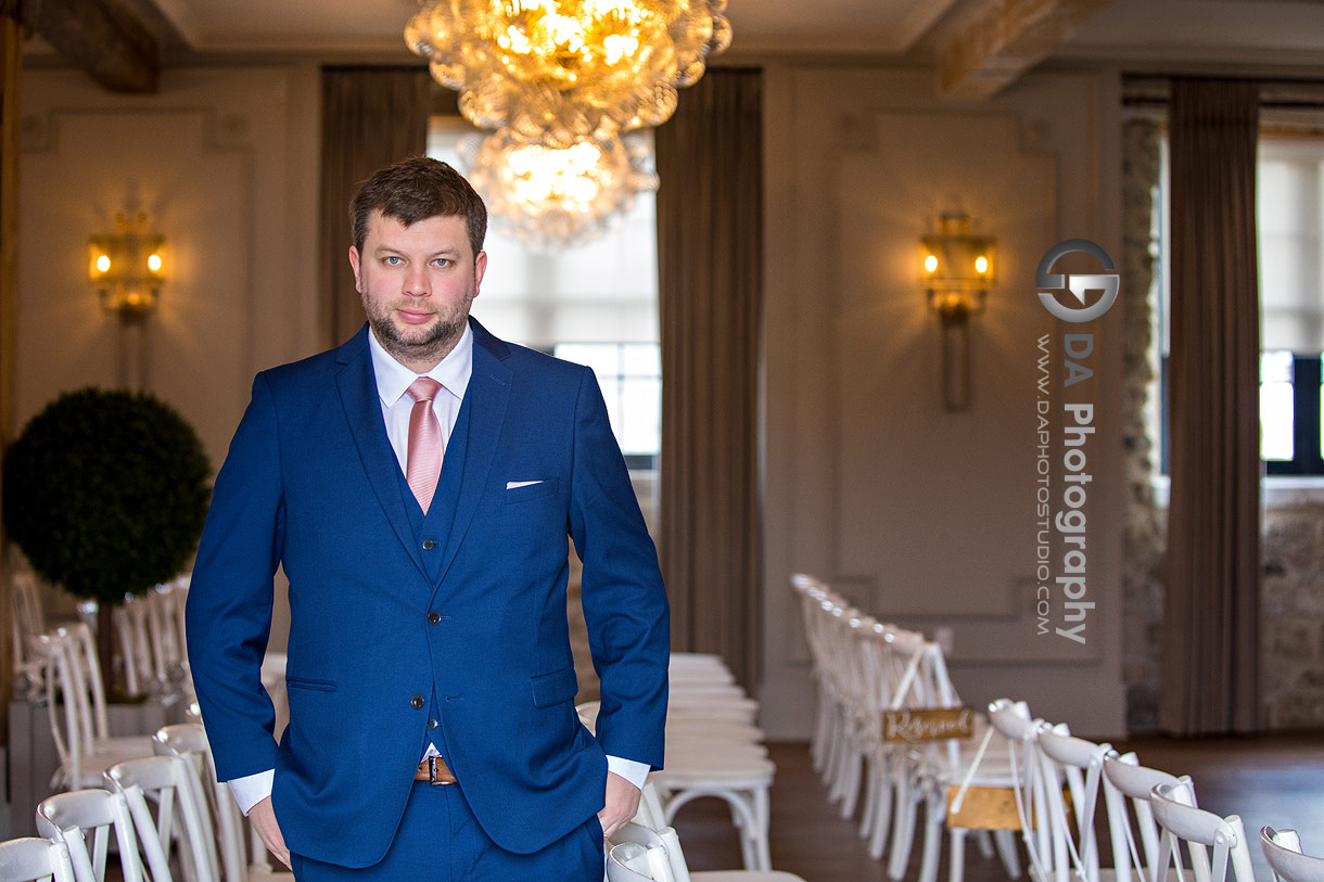 Groom at Elora Mill