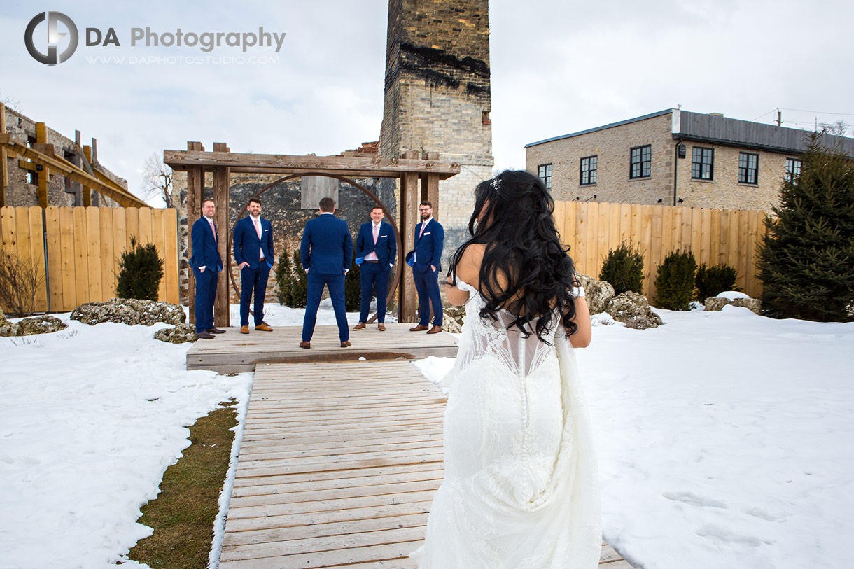 Elora Mill Winter Weddings in Elora