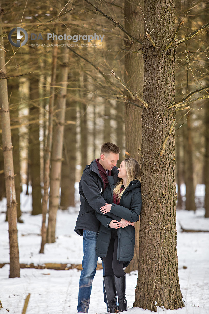 Engagement Photography at The Kortright Woods Trail