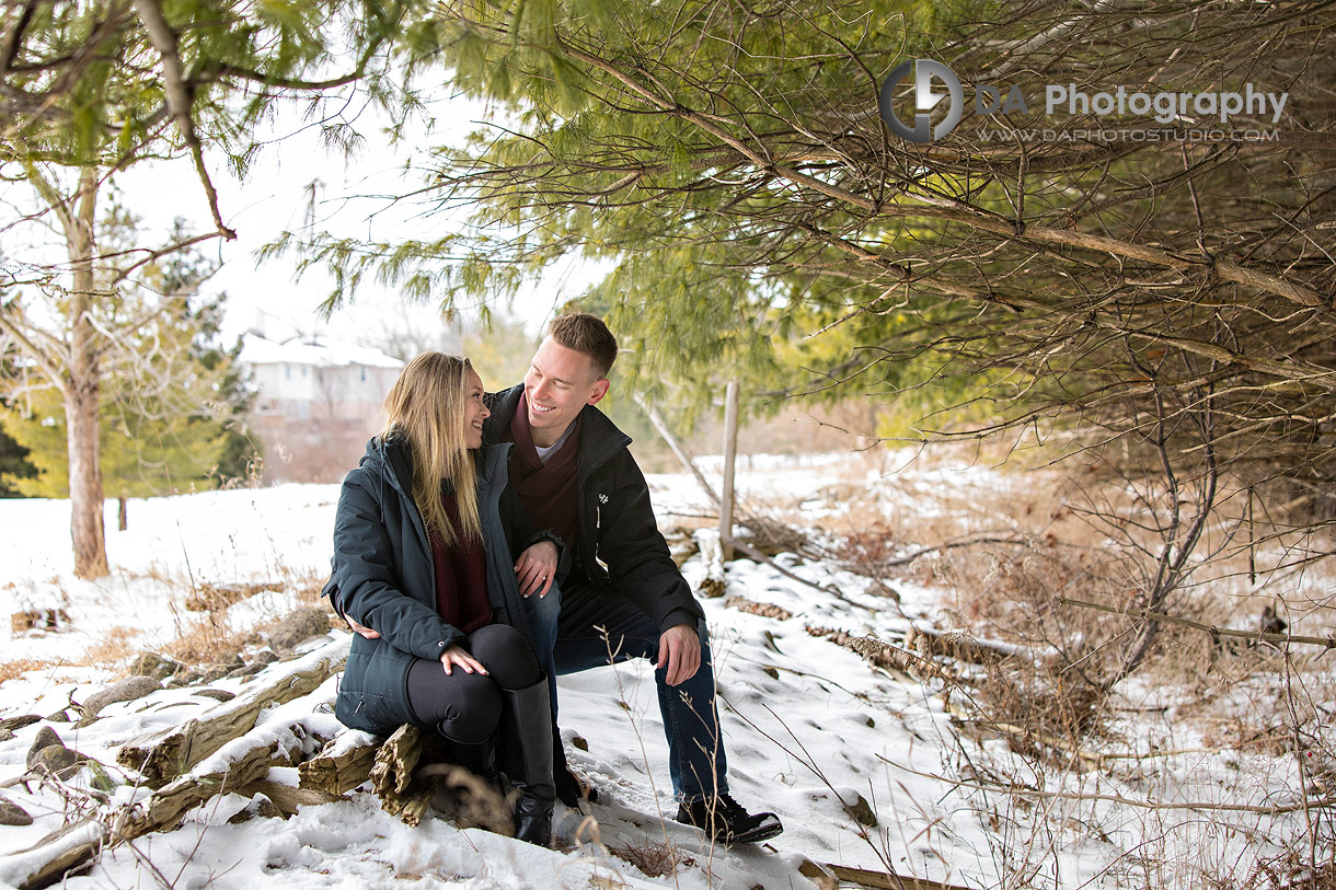 Guelph Winter Engagement Photographer