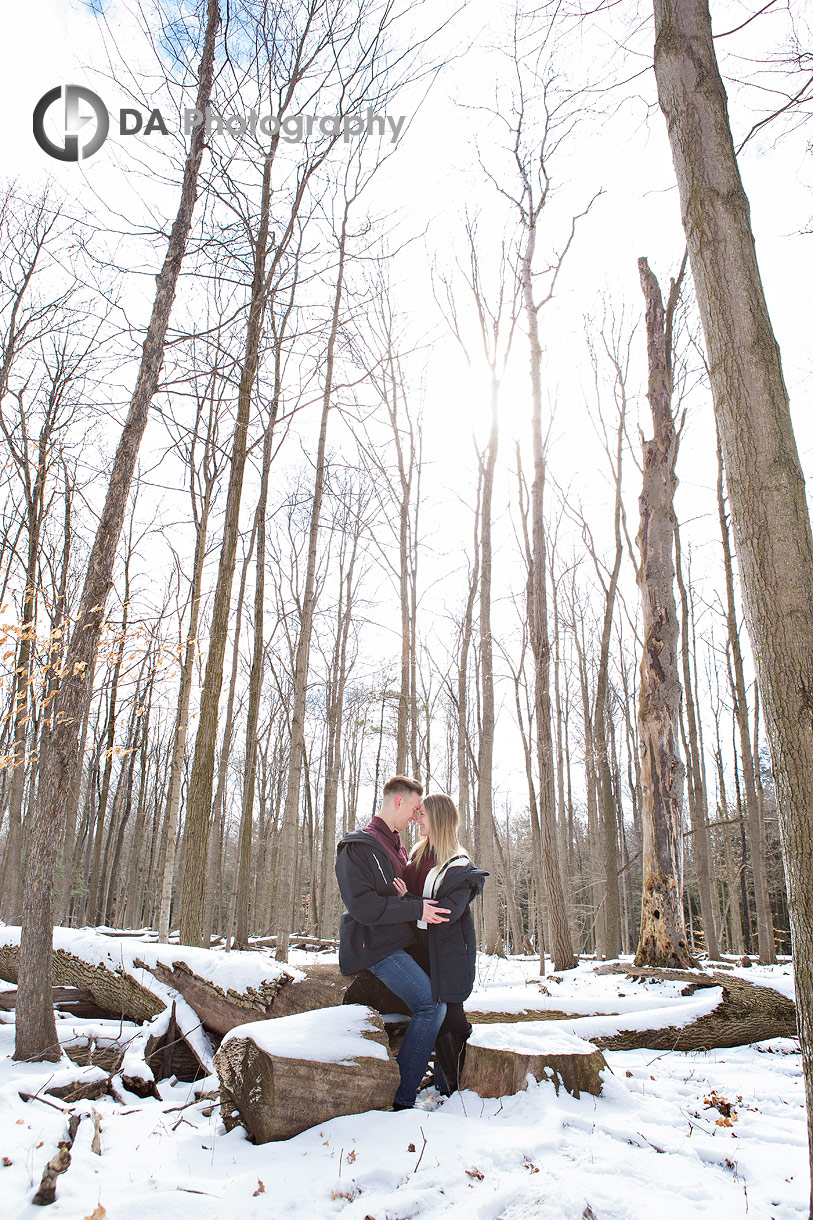 Winter Engagements at The Preservation Park in Guelph