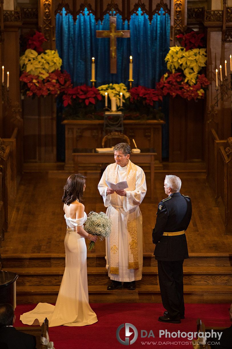 Wedding Ceremony at Kingsway Lambton United Church in Toronto