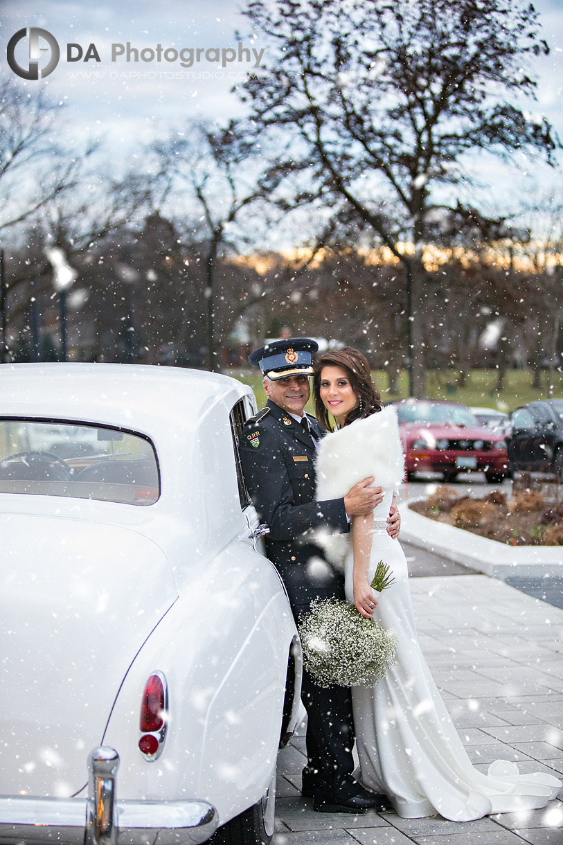 Islington Golf Club Wedding Photos in Winter