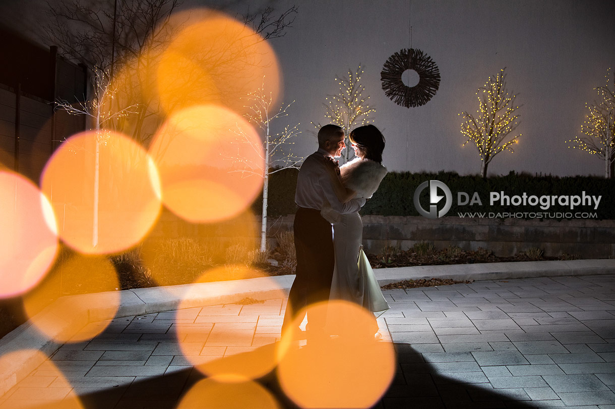 Wedding Photo at Islington Golf Club in Winter