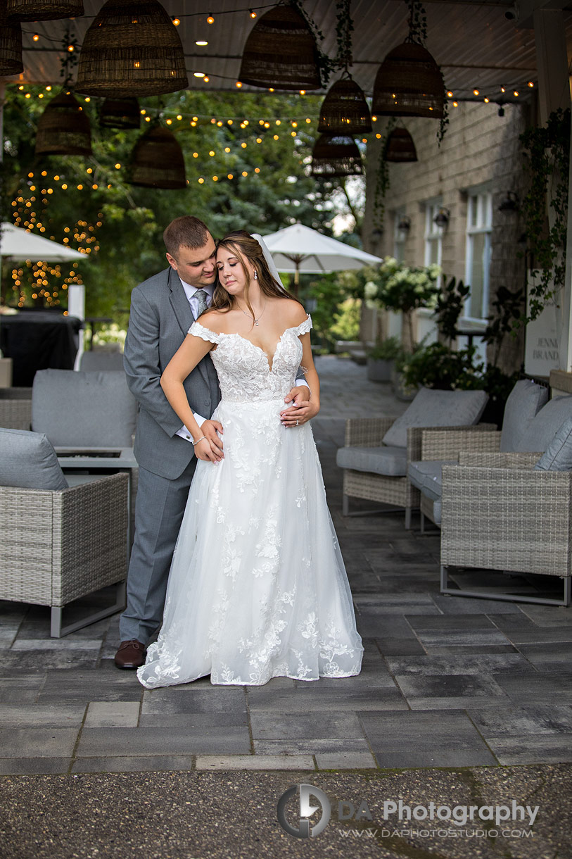 Bride and Groom in St. Jacobs