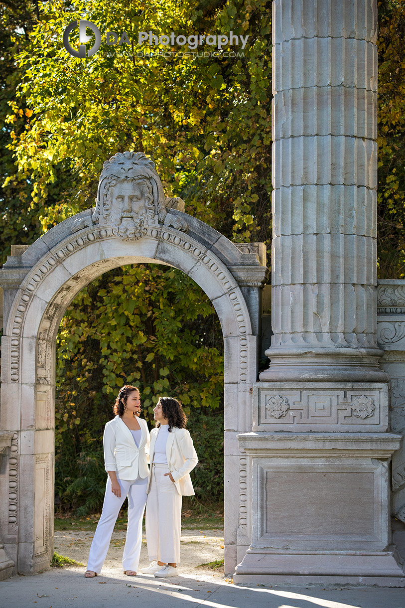 Guild Inn Park and Gardens intimate engagement photos