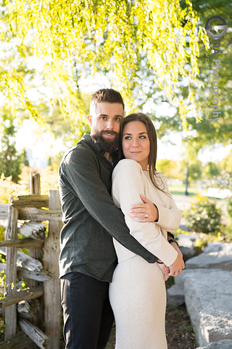 Toronto Engagement Photo at Butterfly Park