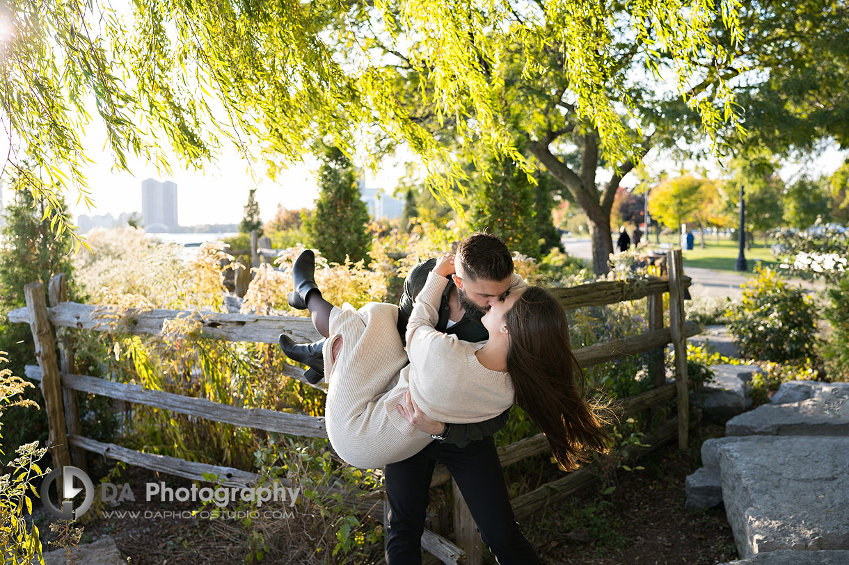 Butterfly Park intimate engagement photos