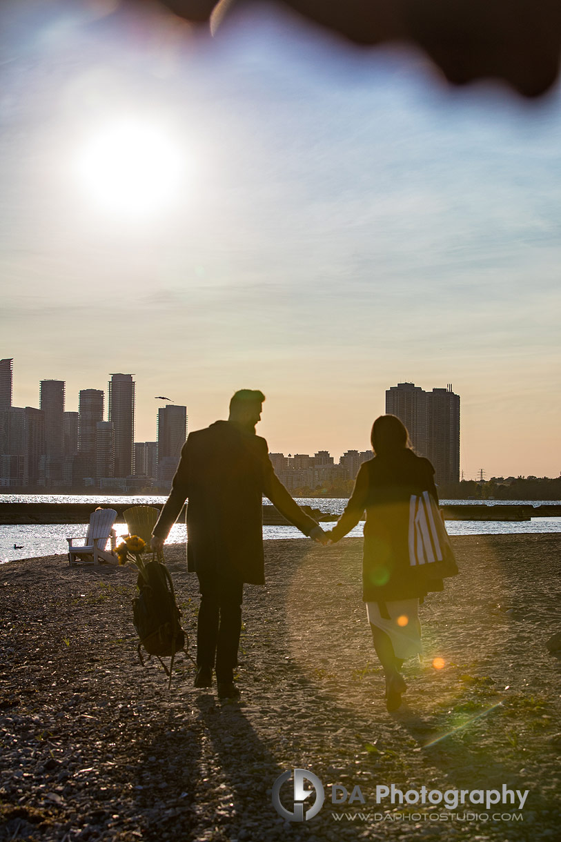 Beach engagement in Toronto