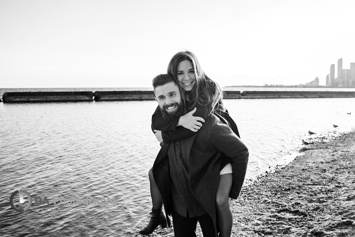 Fun Toronto Engagement Photo