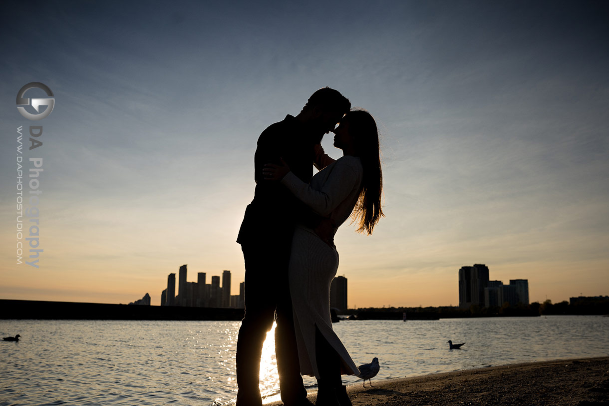 Intimate engagement photography in Toronto