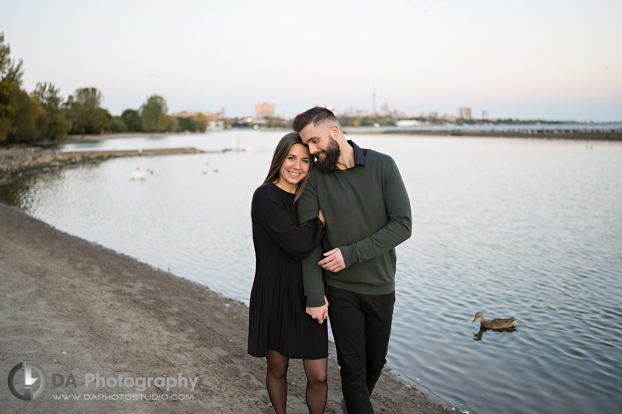 Intimate engagement photos