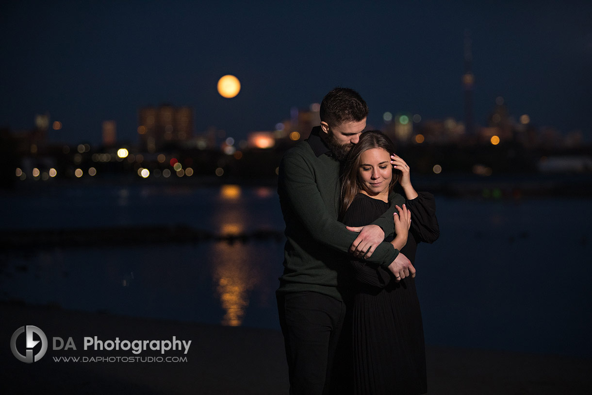 Full Moon Engagement Photos in Toronto