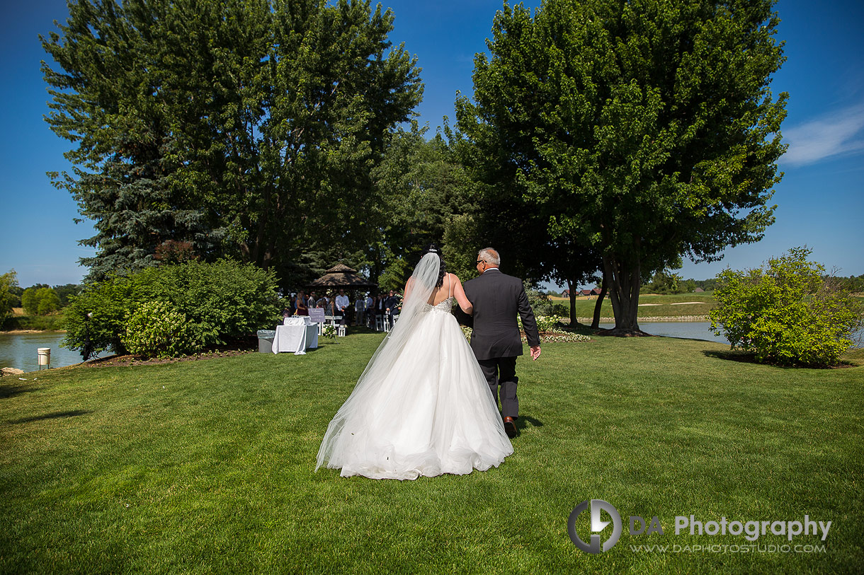 Wedding Ceremony at Pipers Heath in Milton